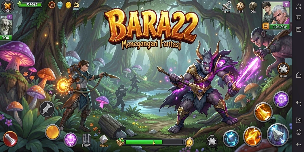 Screenshot BARA22 menampilkan pemain dalam aksi petualangan seru.