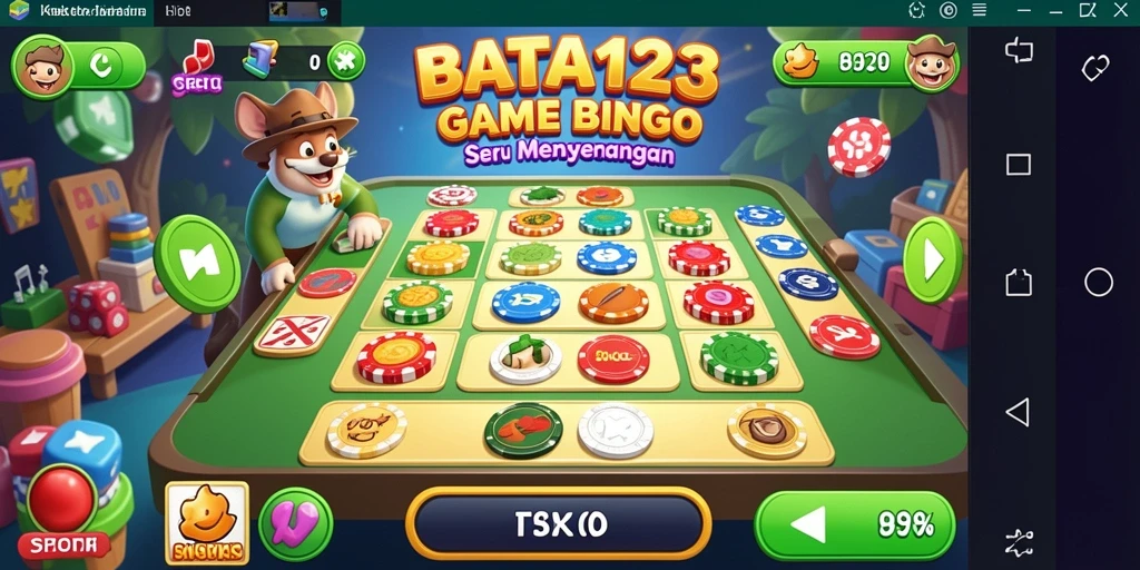 Screenshot utama BATA123 menampilkan gameplay Bingo yang menarik.
