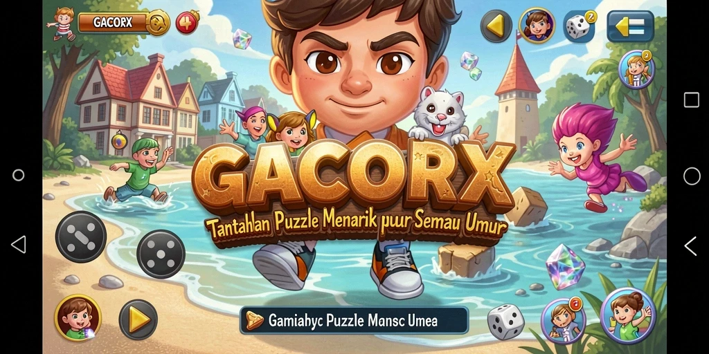 Screenshot GACORX menunjukkan tampilan gameplay puzzle yang menantang dan menyenangkan.