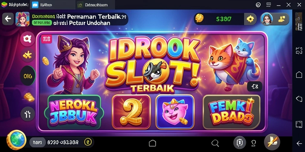 Gameplay menarik IDROK dalam sebuah screenshot, menampilkan mesin slot yang mengasyikkan.