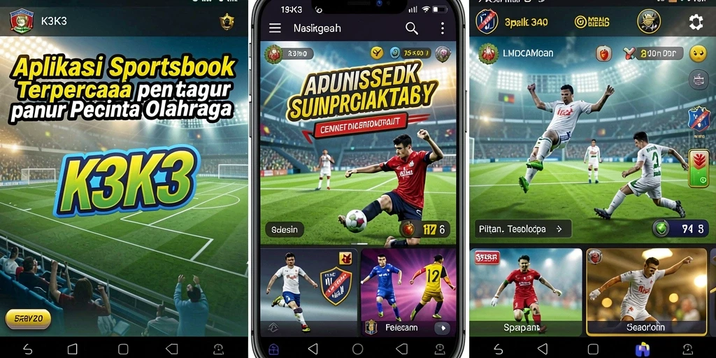 Tampilan antarmuka K3K3 yang menarik dan user-friendly.
