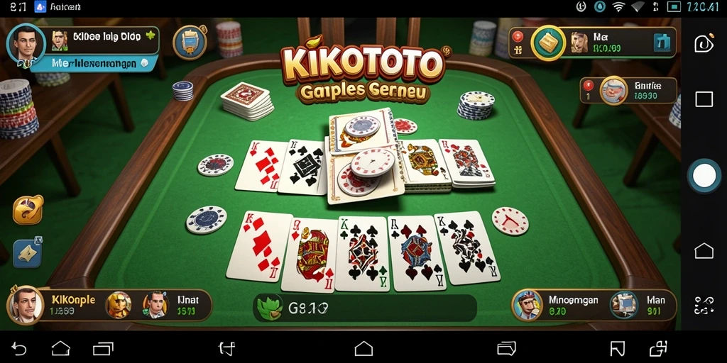 Tampilan gameplay seru dan interaktif KIKOTOTO.