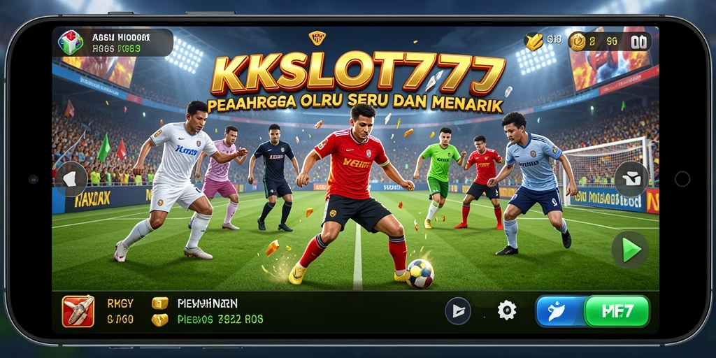 Tampilan gameplay menarik dari KKSLOT777 dengan tema olahraga.