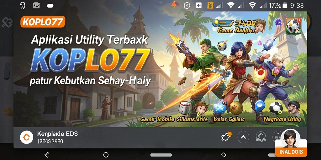 Tampilan antarmuka KOPLO77 yang menarik dan fungsional.
