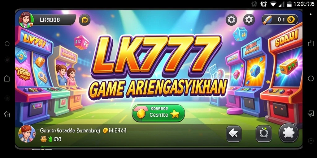 Screenshot LK777 menampilkan aksi gameplay Arcade yang mendebarkan.