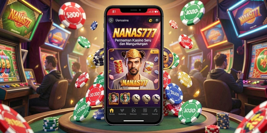 Tampilan gameplay NANAS777 yang penuh warna dan interaktif.