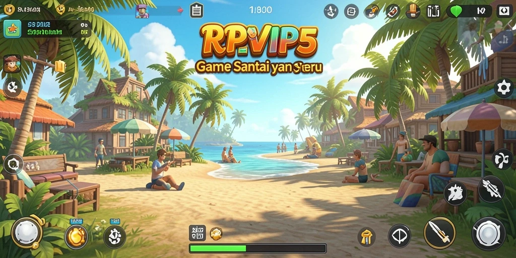 Screenshot gameplay RPVIP5 menampilkan keseruan bermain dengan teman-teman.