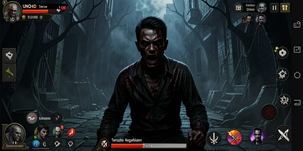 Gameplay mencekam di dunia Horror yang penuh ketegangan.
